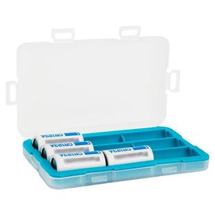 JJC CR123电池盒 CR123A电池收纳盒 充电电池保护防护CR17345/16340 可装9颗九节