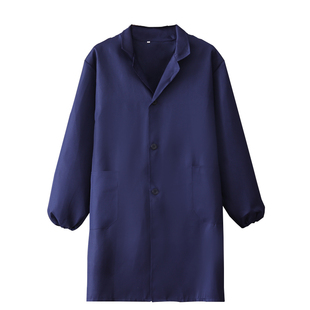 男罩衣劳保服长袖围裙蓝大褂耐脏耐磨汽修搬运装定制工作服印字