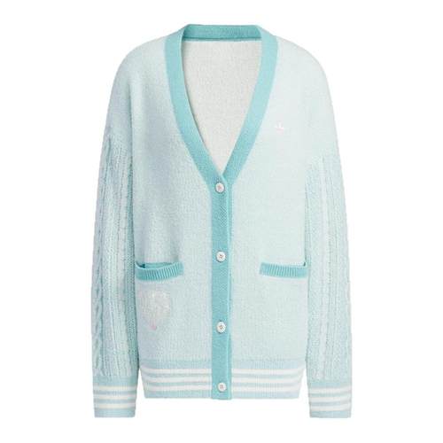 adidas阿迪达斯VDAY CARDIGAN女士针织开衫毛衣外套JE8281