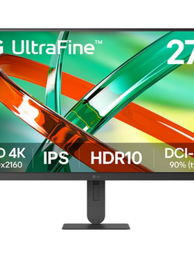 LG27英寸4K90%P3广色域设计办公