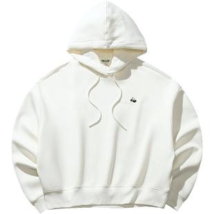 安踏运动文化系列丨易打理连帽套头卫衣女宽松简约上衣162518721