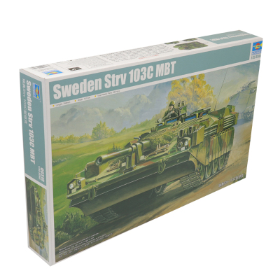 小号手Strv103坦克拼装模型