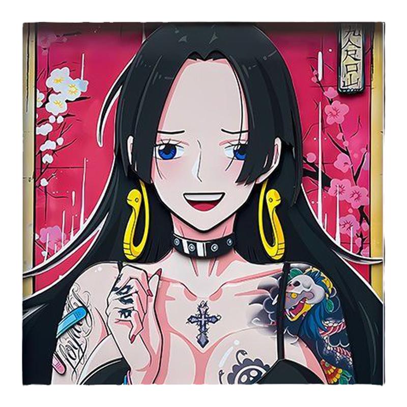 海贼王路飞女帝挂画摆画卡通人物