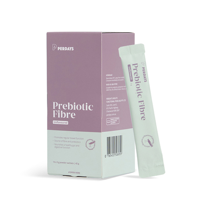 【曹颖专属】perdays澳洲进口控糖纤维粉14条