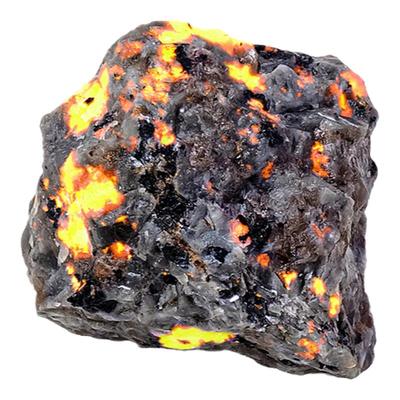 天然火焰石奇特天然多孔