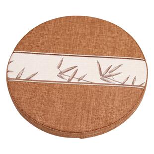 中式鼓凳坐垫红木家具餐椅垫海绵小圆垫藤椅垫防滑可拆洗圆凳垫子