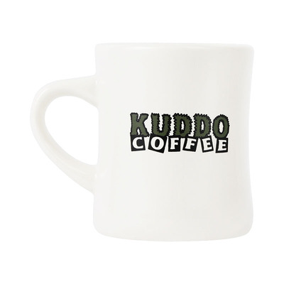 KUDDO奶油白简约陶瓷马克杯330ml