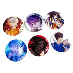 【幕醒森林】王者荣耀周边 刘备赵云刘邦 色纸吧唧徽章钥匙扣挂件