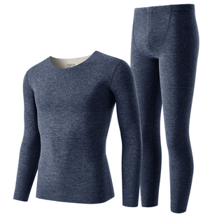 雅鹿保暖内衣男士秋衣秋裤套装羊绒德保温2025新款男款打底衫冬季