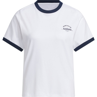 Adidas/阿迪达斯官方正品W VERBIAGE TEE6女士简约圆领短袖JC8708