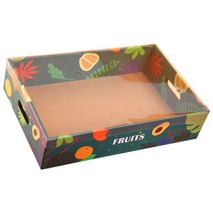 水果包装盒空盒子透明盒年货鲜果礼盒果冻橙芒果甜瓜大号礼品盒