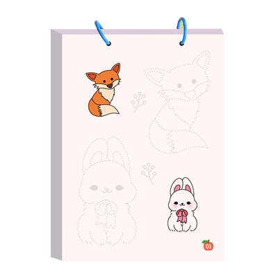 a4趣味涂鸦本涂色本儿童手绘