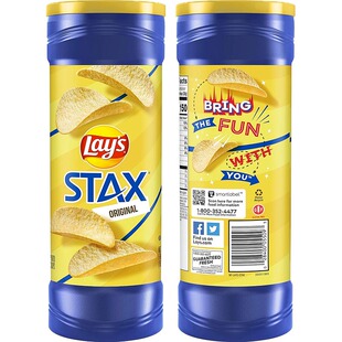 墨西哥进口 Lay's乐事薯片原味咸酸膨化网红追剧网红休闲零食桶装