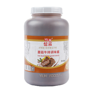 忆霖蘑菇牛排酱商用3kg桶装特惠