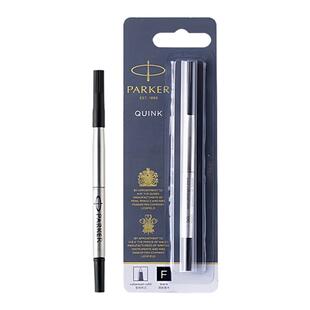 parker派克笔芯宝珠芯签字笔水性细中0.50.7黑色单支悬挂装