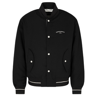 Armani/阿玛尼EA 男士刺绣鹰标棒球夹克外套 EM003124 AF18264