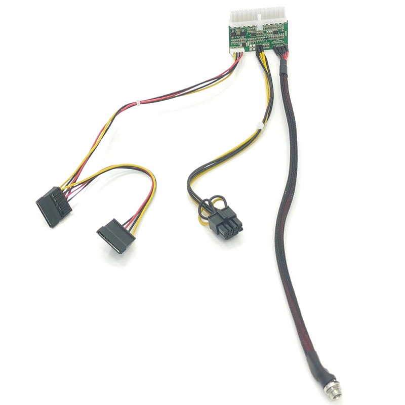 24pin直插式DC ATX模块电源转接板Pico PSU 380W 动力之星