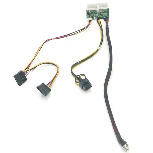 24pin直插式DC ATX模块电源转接板Pico PSU 380W 动力之星