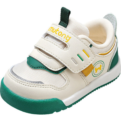 牧童婴儿软底机能鞋步前鞋