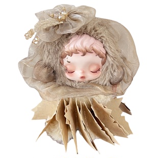 泡泡玛特skullpanda搪胶sp光织园娃衣二代沐木衣服新年配件配饰