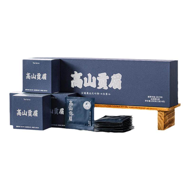 茶妈妈高山贡眉老白茶礼盒装200g