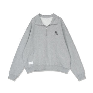 LAPIVIMA HALF-ZIP MOCK SWEATSHIRT 半拉链重磅高领卫衣简约秋冬
