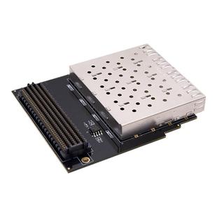 ALINX FPGA开发板配套 4路SFP 10G光纤模块HPC FMC转接板子卡