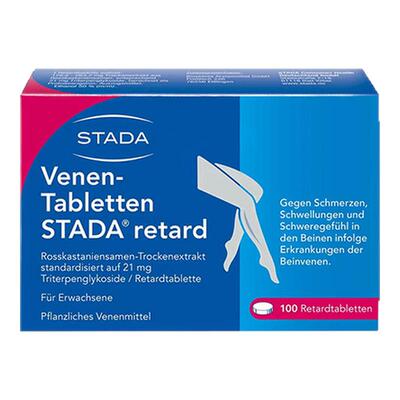 STADA史达德七叶树腿部静脉健康片改善水肿血液回流100片德国进口