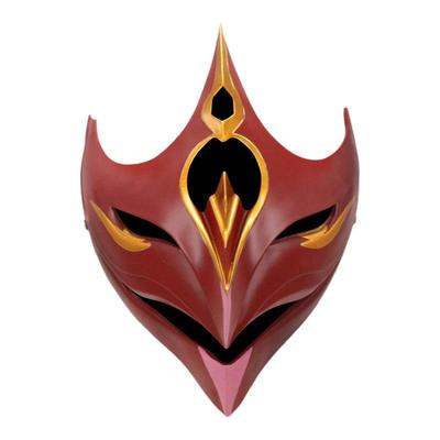 万圣节原神达达利亚元神周边cos二次元派对舞会装扮树脂面具