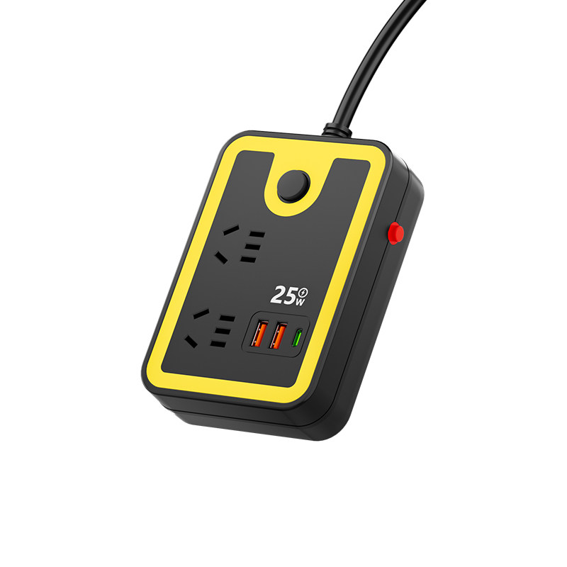 公品牛拼色创意插座带usb