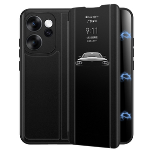 OPPOreno15手机壳reno15pro真皮磁吸翻盖式保护套OPPO系列新款全包防摔商务高级感外壳por男女款适用于