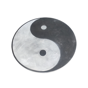 青石八卦阴阳镜太极先天后天卦天然雕刻家用门前补角定制刻字石头
