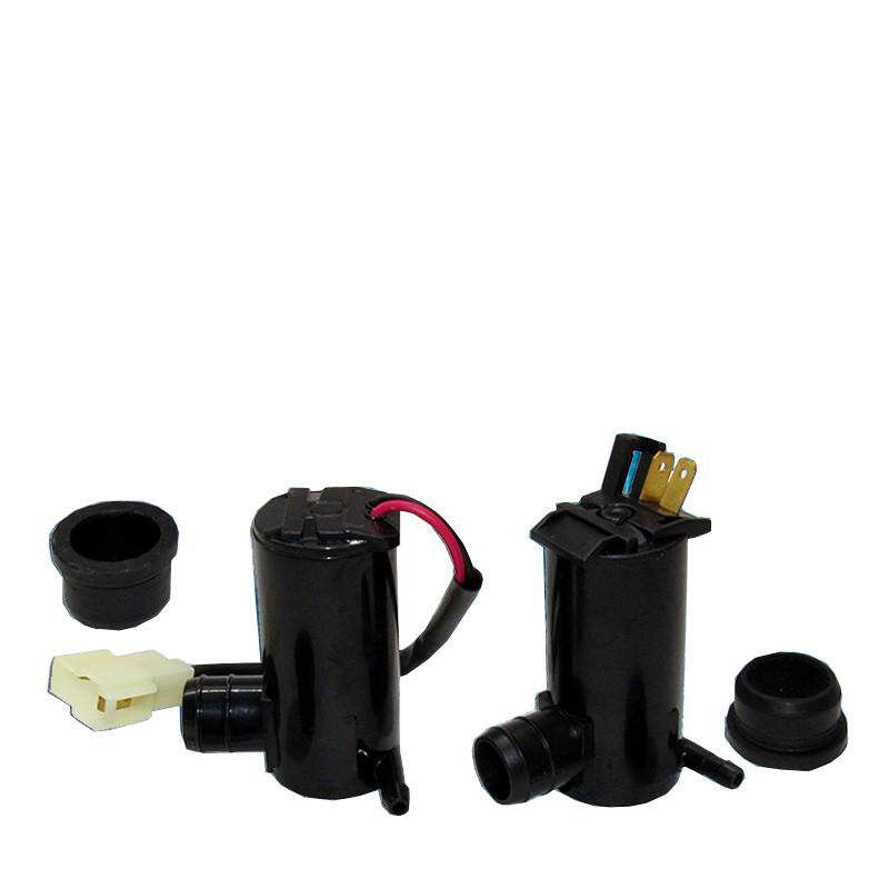 通用型汽车12V24V雨刷喷水电机洗涤器马达雨刮器玻璃水壶水泵带线