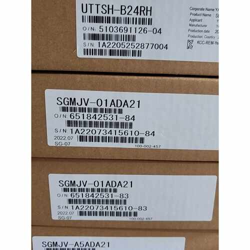询价-安川伺服电机，型号SGMJV-01ADA21，2022年7月