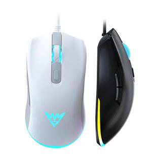 牧马人M1有线鼠标电竞游戏专用宏静音办公cf台式电脑机械人体工学