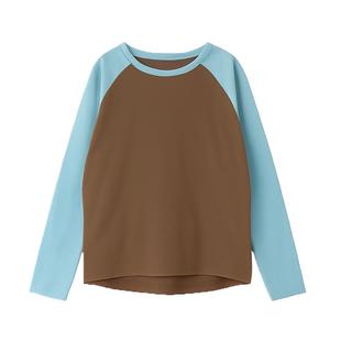 迷你巴拉巴拉男女童长袖T恤2025秋季宝宝亲子装一家三口速干上衣