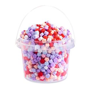 可爱猫爪火漆蜡粒珠光火漆印章套装火气火星印章蜡粒1000粒桶装混色信封封印手工盖印加热融化封蜡颗粒收纳盒