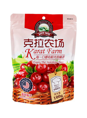 克拉农场蔓越莓干100g烘焙小包装
