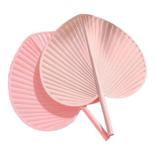 新款芭蕉扇子家用夏季彩色塑料扇子手摇扇子防摔坏耐用家用大蒲扇