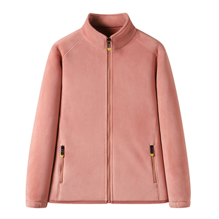 抓绒衣女秋冬加绒加厚摇粒绒外套防寒东北零下上衣冲锋衣内胆男