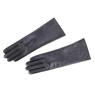 加长款羊皮手套女士冬季加绒加厚保暖手臂套开车女士触屏羊皮袖套