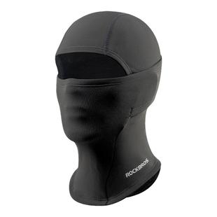 洛克兄弟儿童抓绒头套保暖面罩骑行滑雪帽护脸围脖亲子防寒风冬季