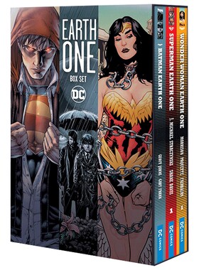 英文原版 DC漫画 一号地球3册盒装收藏版 Earth One Box Set 蝙蝠侠 超人 神奇女侠