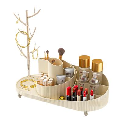 化妆品收纳盒旋转式口红香水