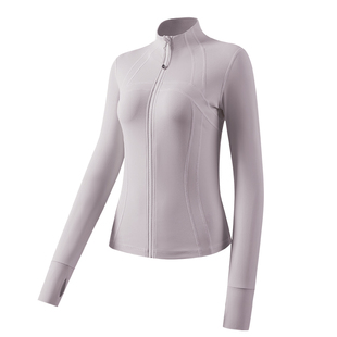 361瑜伽服女2026新款春秋长袖健身服修身跑步羽毛球外套运动上衣