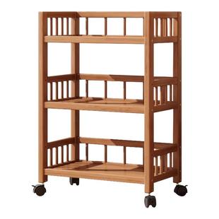 书架落地置物架书桌边可移动边几书房小窄储物架儿童收纳小书柜子