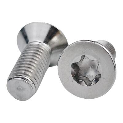 沉头梅花机螺钉GB2673花型星型M6