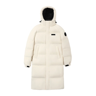 班尼路S&K系列连帽羽绒服男款冬季大学生长款石墨烯防寒保暖外套