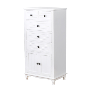 实木五斗柜北欧卧室收纳储物柜子简约现代抽屉式带门客厅斗柜轻奢