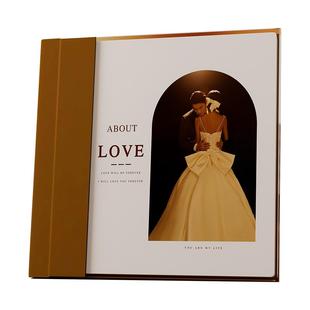 婚纱照相册定制结婚照写真制作精修入册婚礼高端照片书本纪念册